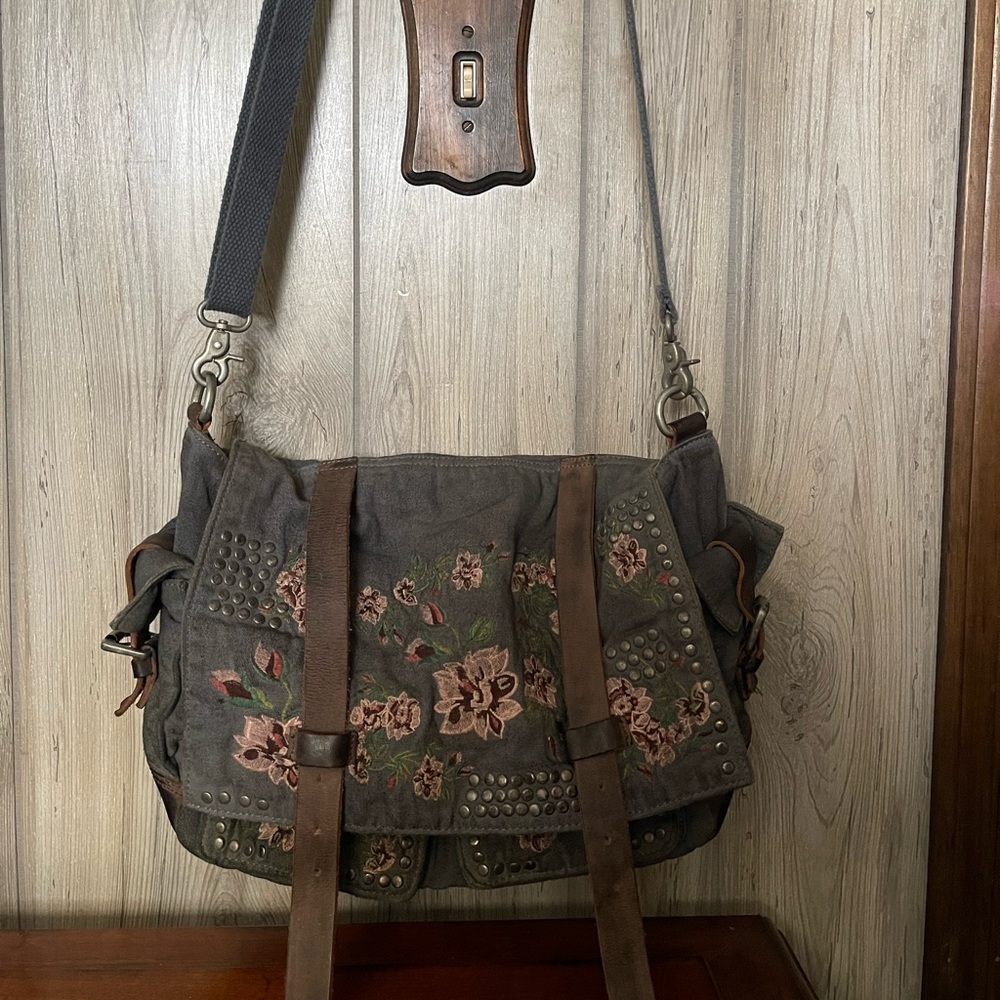 Free People bag. 13” across and 10” high